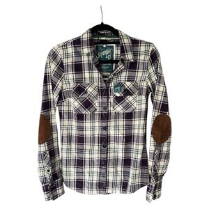 Women's SUPERDRY Classic Lumberjack Twill Shirt size XS